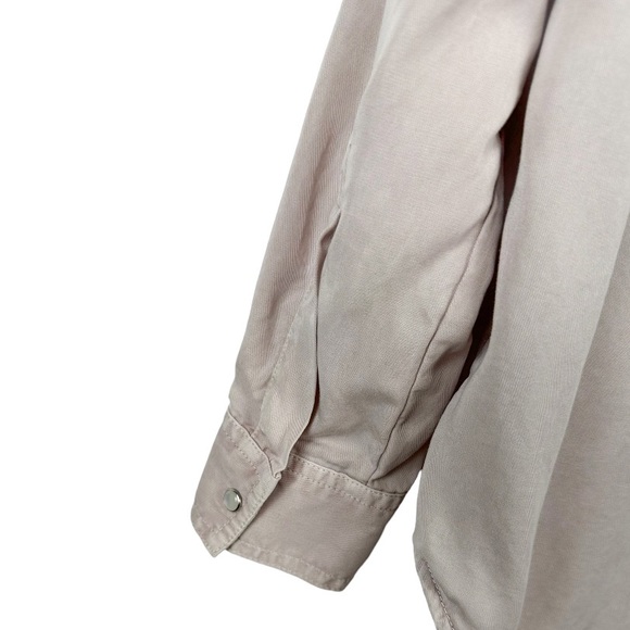 HOLDING HORSES Dimanche Button Down Shirt with Pearl Snap Buttons Size XS - Picture 7 of 13